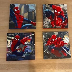 Spider-Man Canvas Wall Art Set